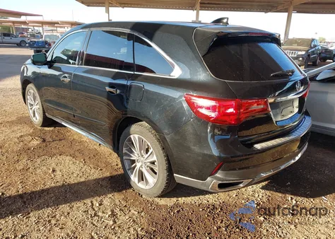 2017 Acura Mdx Technology Pkg from USA, damaged, VIN 5FRYD4H53HB003100